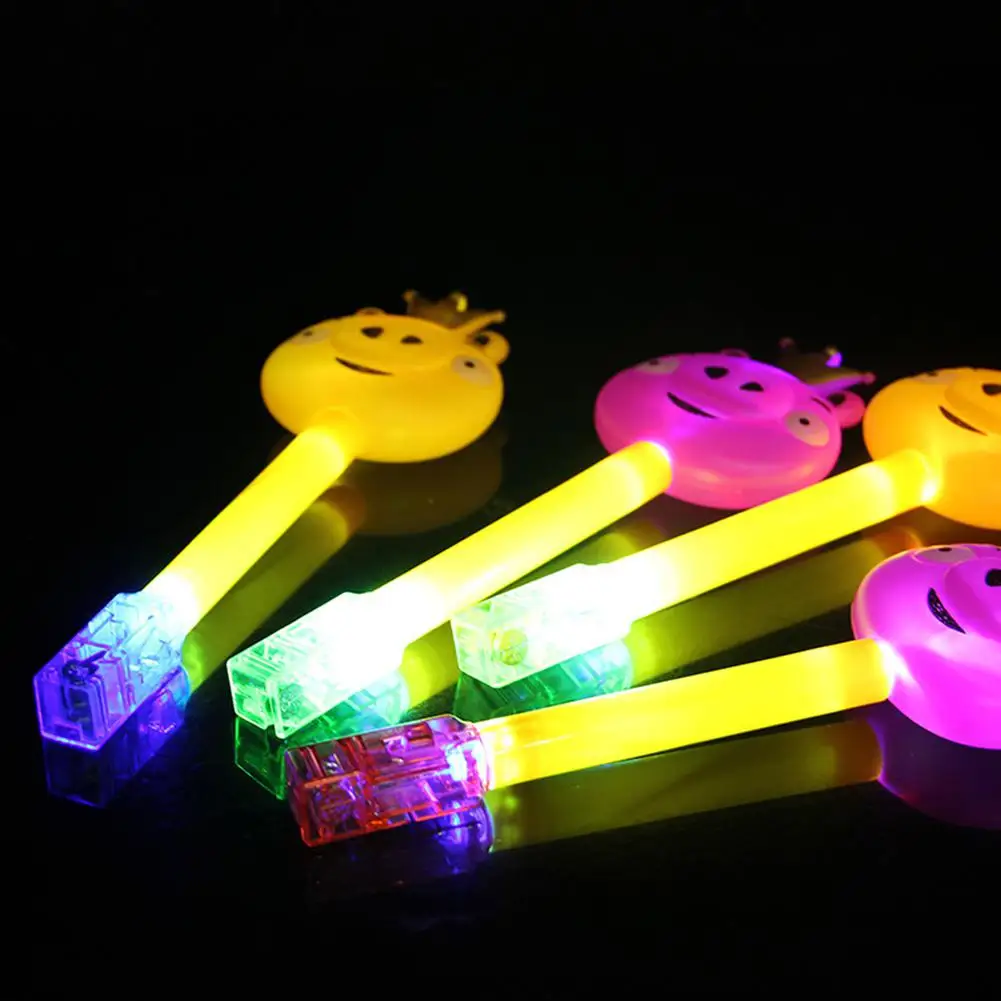 GloryStar светодиодный светящиеся палочки палец милый поросенок мультфильм