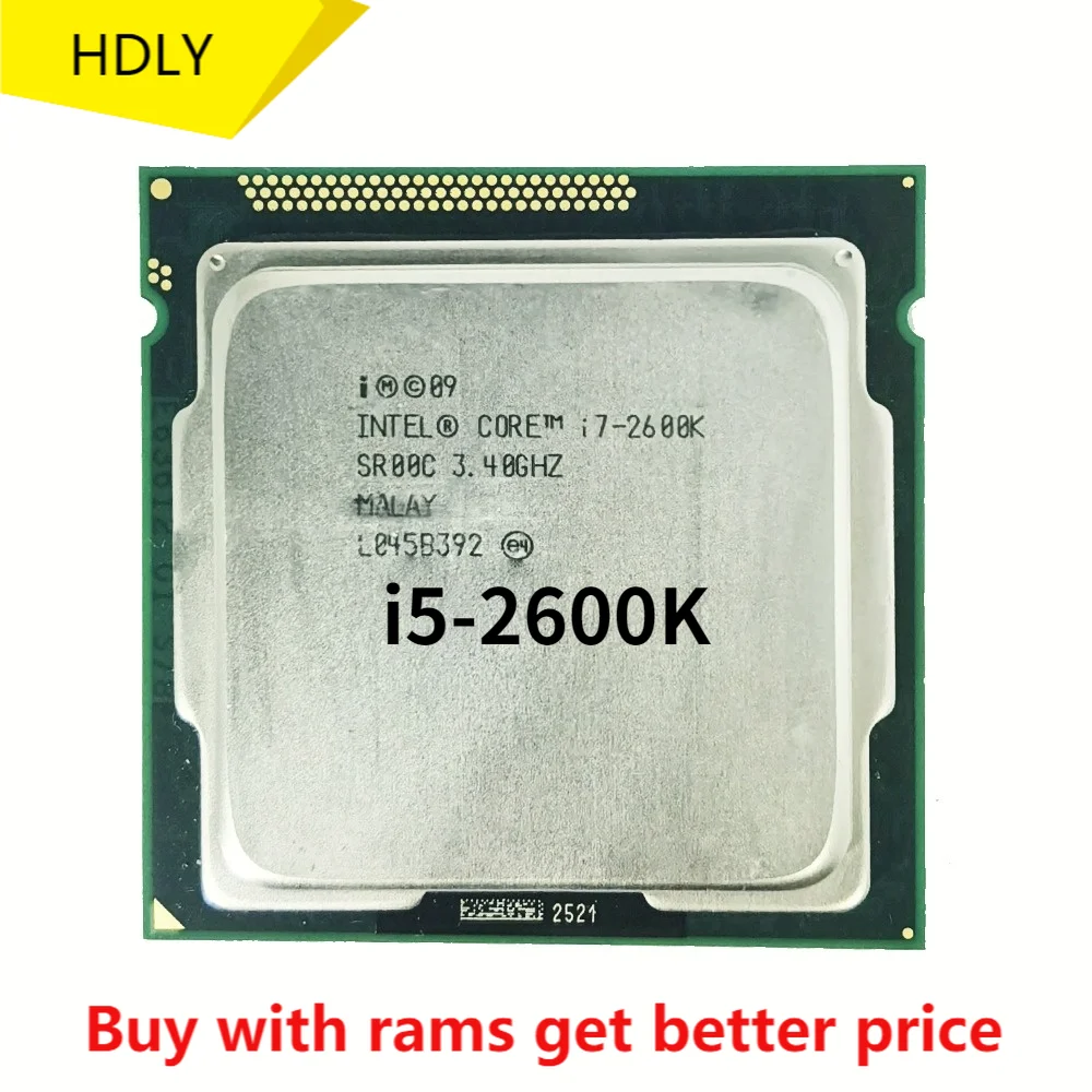 Процессор intel Core i7 2600K 3 4 ГГц SR00C четырехъядерный LGA 1155 | Компьютеры и офис