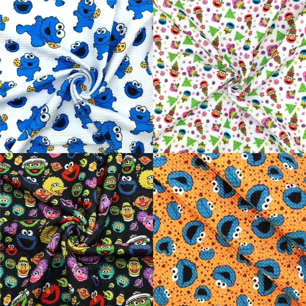 1/2 ярда принт с персонажами мультфильмов Пуля текстурированная Ливерпуль 4 Way Stretch