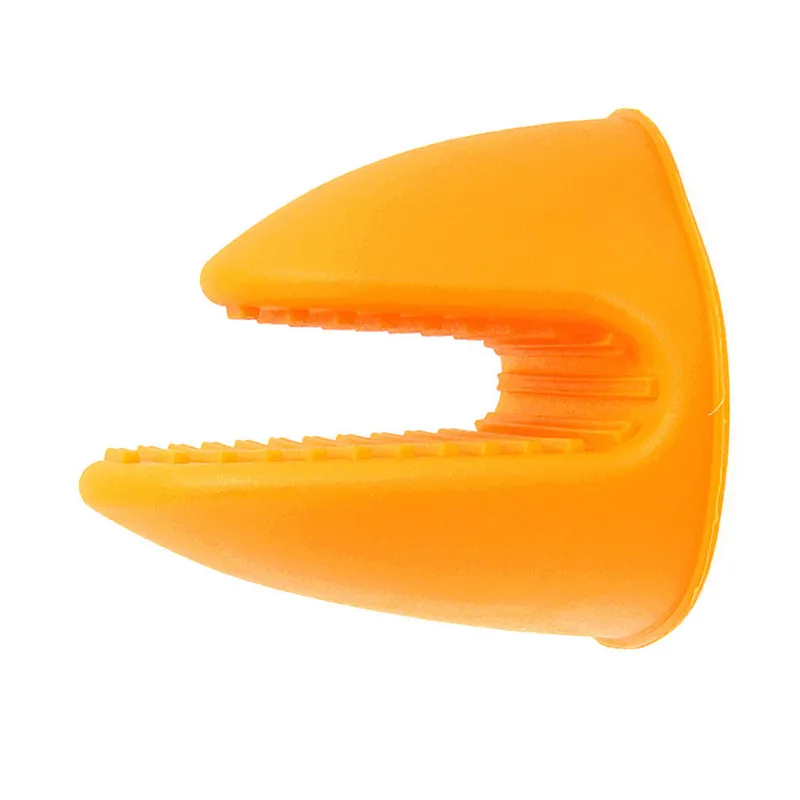 Силиконовые термостойкие перчатки с зажимами 1 шт. изоляционные Нескользящие