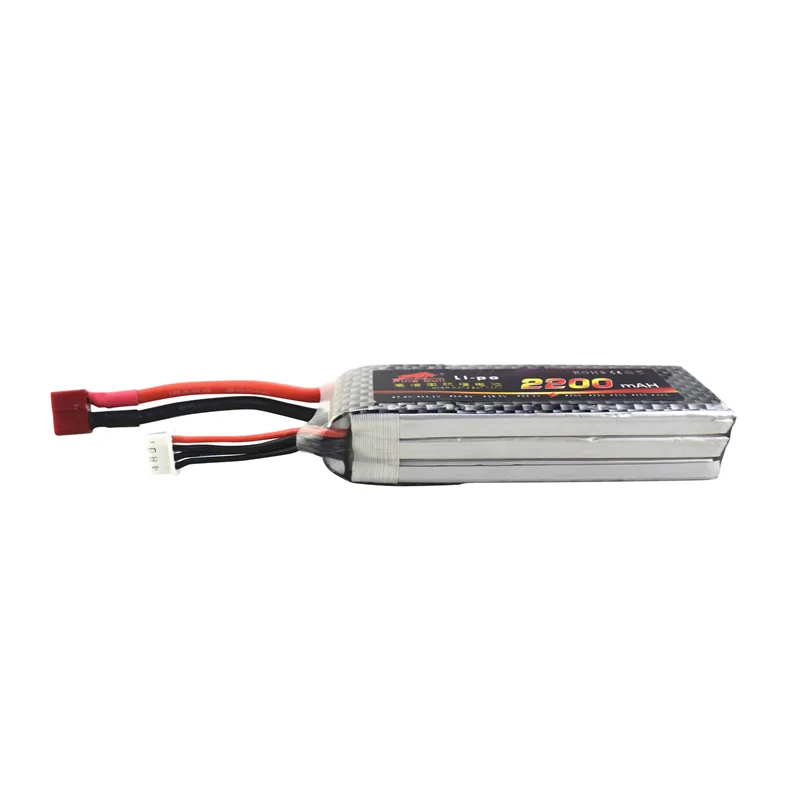 

11.1V 2200mah model aircraft model ship model UAV high-rate T-head lithium battery