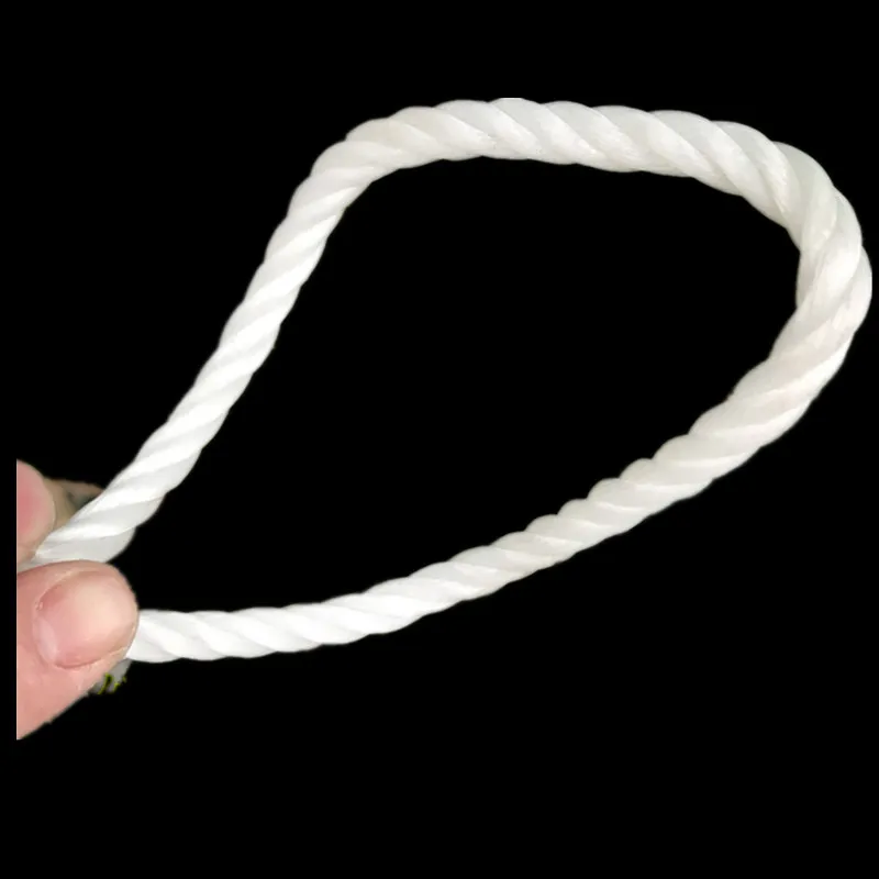 Polyethylene Nylon Twisted Rope Clothesline Binding Greenhouse Tent Advertising Plastic Climbing Rattan High Strength Thick Cord |