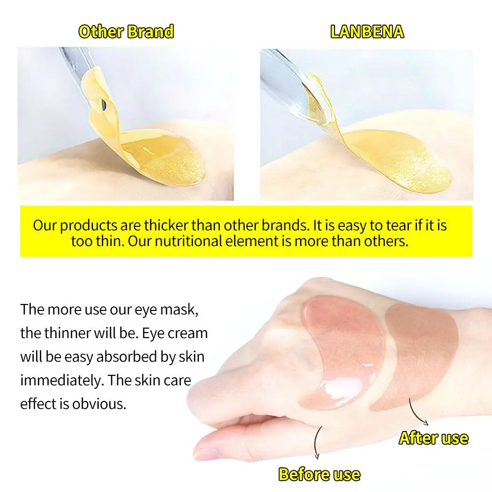 LANBENA с ретинолом Гидра-гель подушечки для глаз против Гиалуроновая кислота