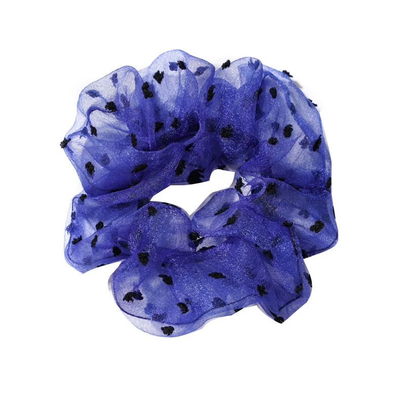 Сетчатое кольцо из органзы для волос прозрачное Тюлевое резиновое эластичные