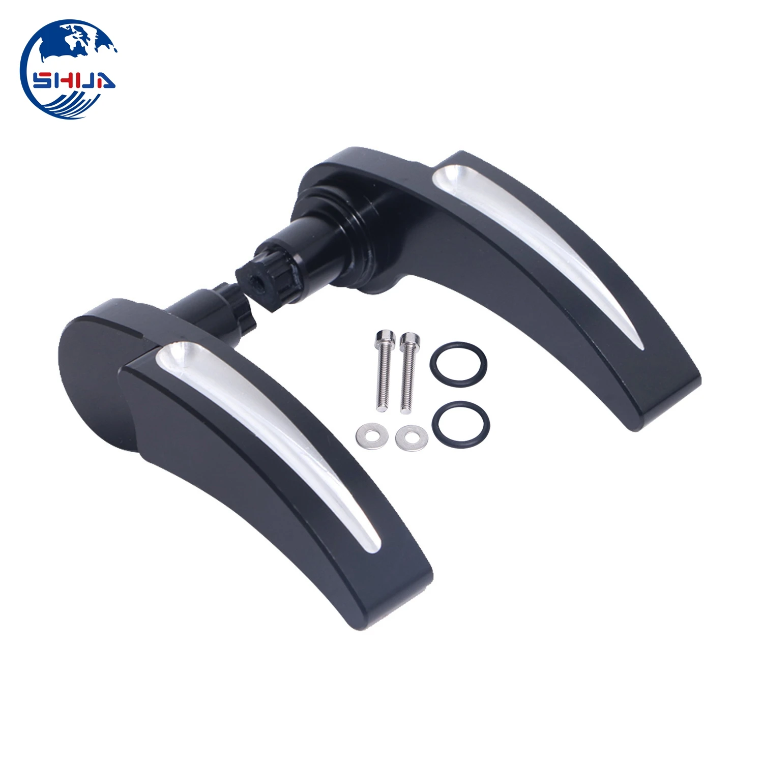 2 шт. мотоциклетные черные сума Рычажный фиксатор ручка для крышки Алюминий Harley