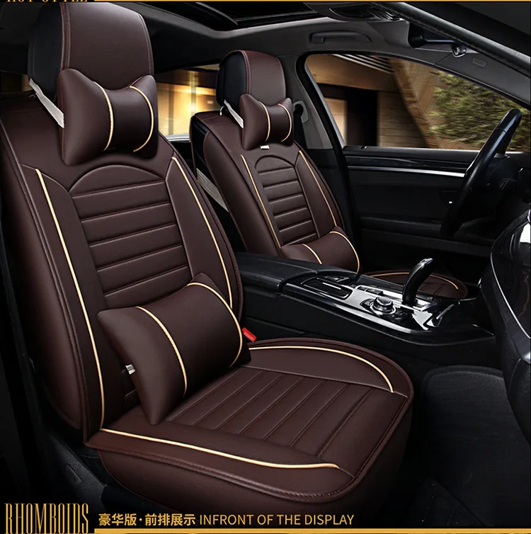 Высококачественные автомобильные чехлы из искусственной кожи для Ford fusion mondeo Focus 2 3 kuga Fiesta Edge Explorer fiesta