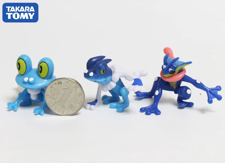 Takara Tomy Pokemon Frogadier Greninja подвижная Модель Аниме фигурки игрушечная кукла автомобиль