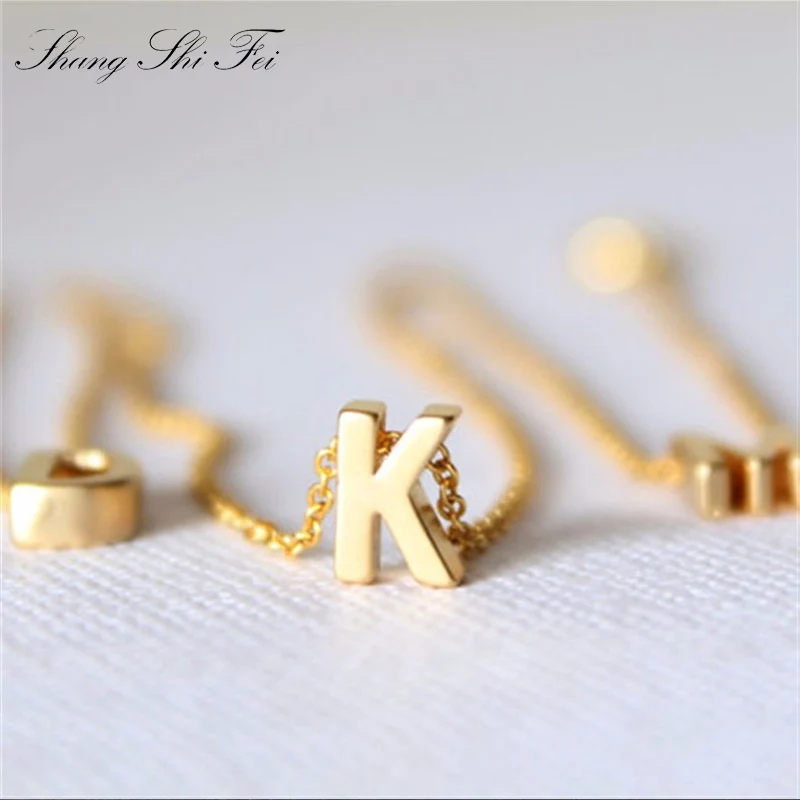 Первоначальное ожерелье/ожерелье с монограммой/ожерелье буквами/ювелирные