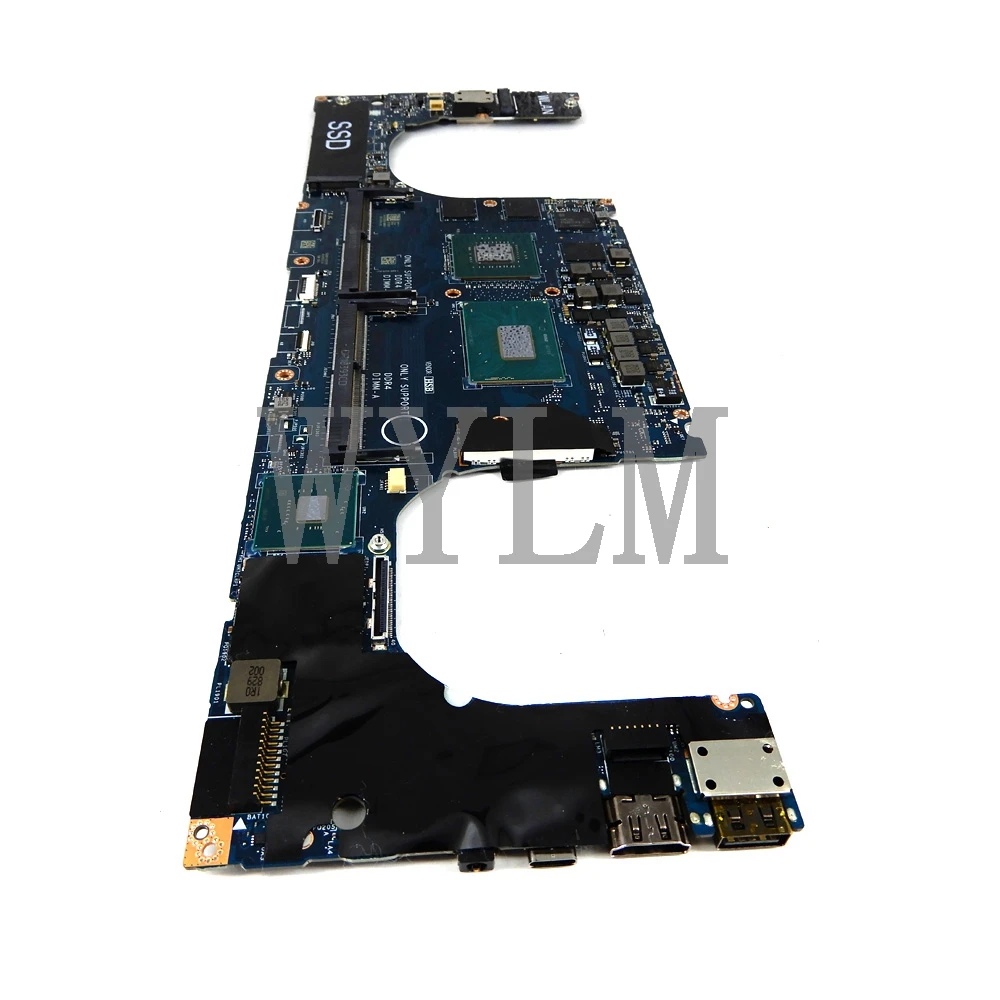 para Dell Precision La-g341p com Sr3yz Computador Portátil Placa-mãe Cn-0vdjmx 0vdjmx Vdjmx Ddp00 - Ddb00 I7-8850h Cpu P1000 100% Trabalhando 5530 4 Placa-mãe para notebook