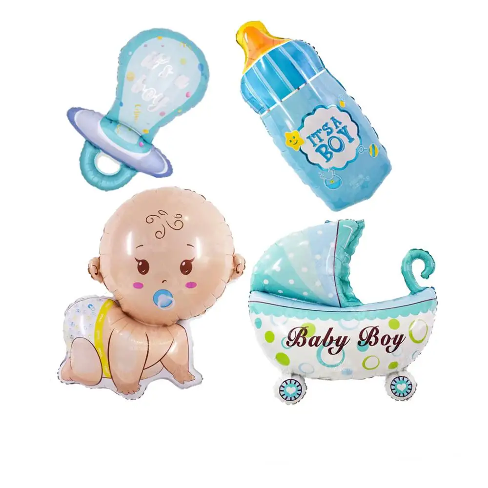 4 шт./лот фольгированные воздушные шары Babyshower для дня рождения украшения