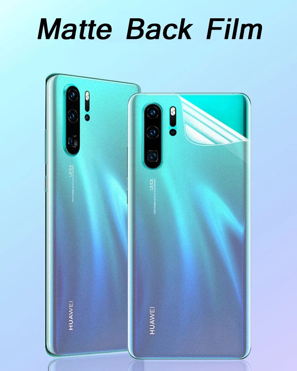 100D изогнутая полностью задняя Гидрогелевая пленка для huawei P30 P20 Pro P10 Lite P Smart mate 30 Pro защита экрана не стекло
