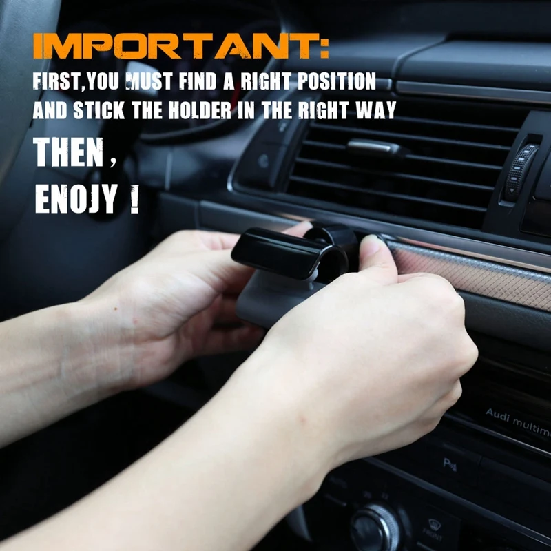 

Universal Car Phone Holder Gravity Car Navigation Stand Multifunction Phone Holder for 7 Inch 360 Degree Phone Bracket Paste Typ