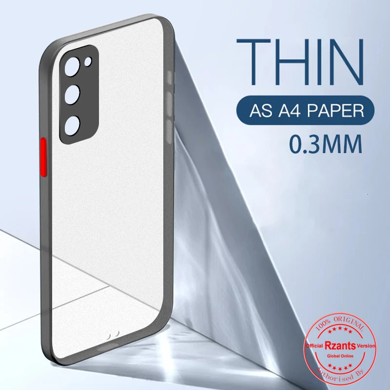 

Rzants For Samsung Galaxy S20 FE Case Soft Matte Casing 0.3MM Ultra Slim Thin Anti fingerprint Clear Cover