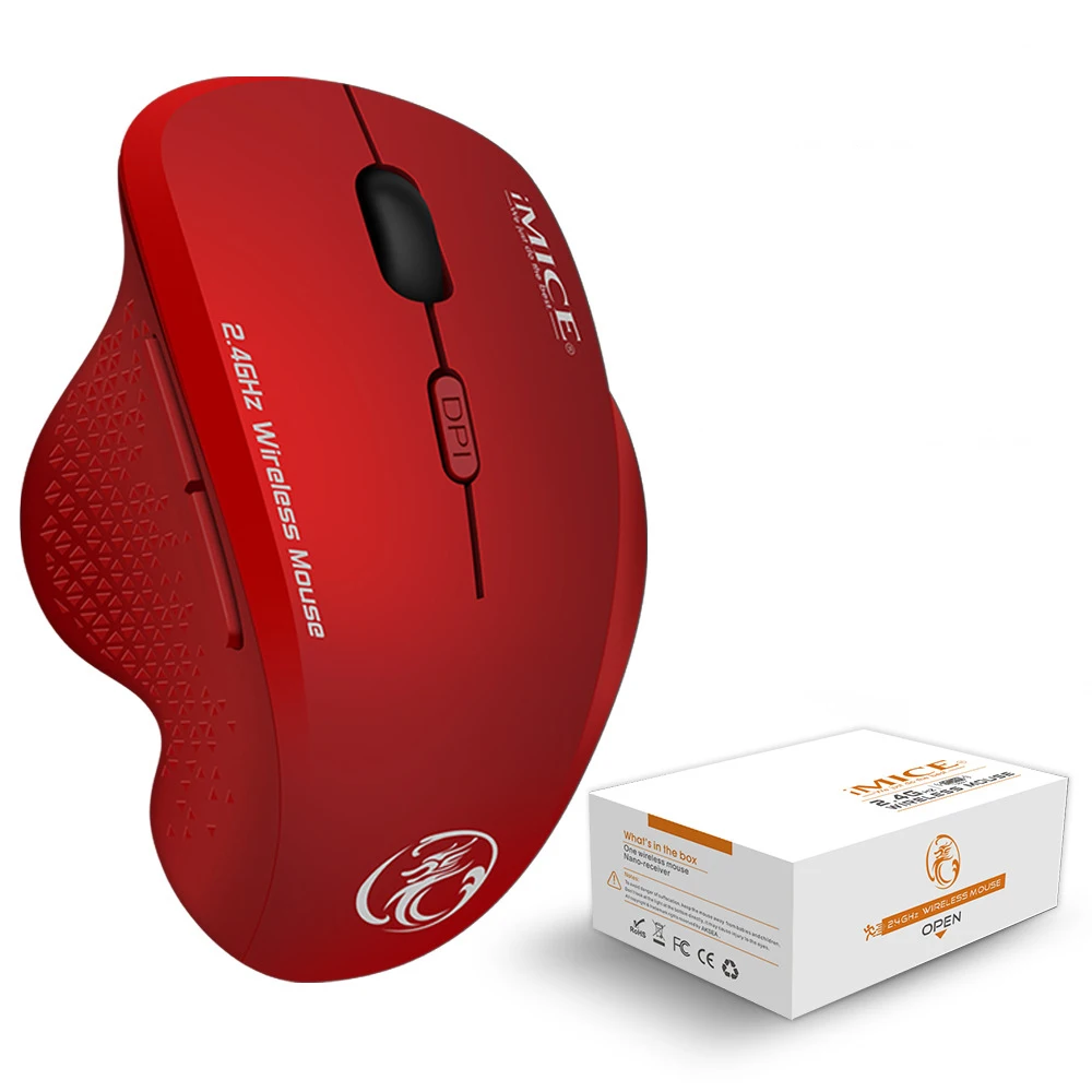 

Mouse Wirelesss Business Office Gift 6-button Game Mouse Gaming Pc Gamer Accessories For Laptops Mause