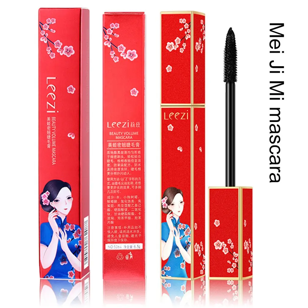Тушь для ресниц в китайском стиле Водостойкая тушь с длинным изгибом стойкая к