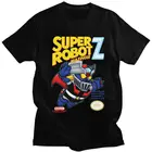 Классический Super Robot Mazinger Z футболки для мужчин с короткими рукавами японской Футболка 
