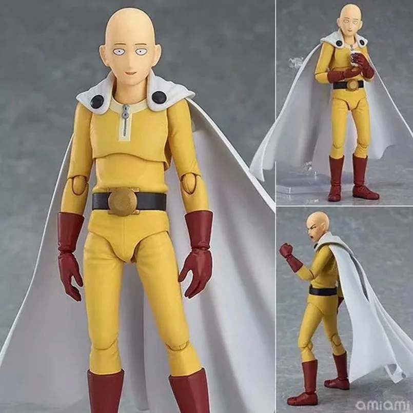 

14cm Anime ONE PUNCH-MAN Figure Movable Saitama Prefecture PVC Action Figure Model Collectible model Toys Kid Gift