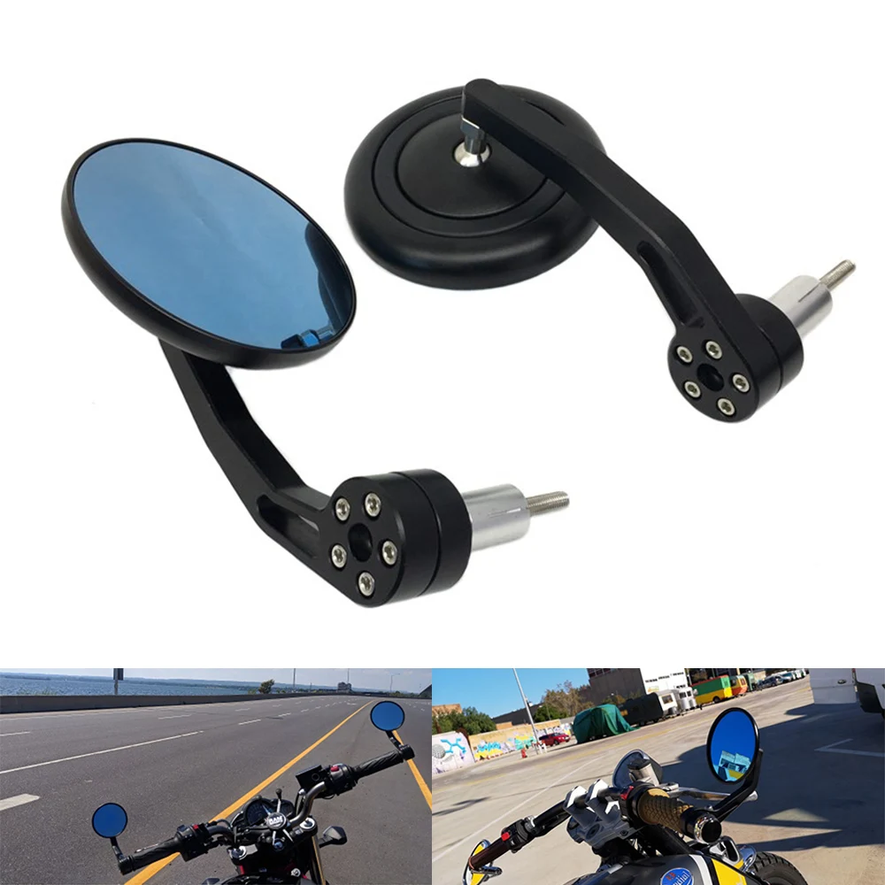

Handel Bar Ends Motorcycle Mirror Handlebar Ends Rear Mirrors Side Mirrors for kawasaki suzuki honda yamaha KTM Ducati BMW