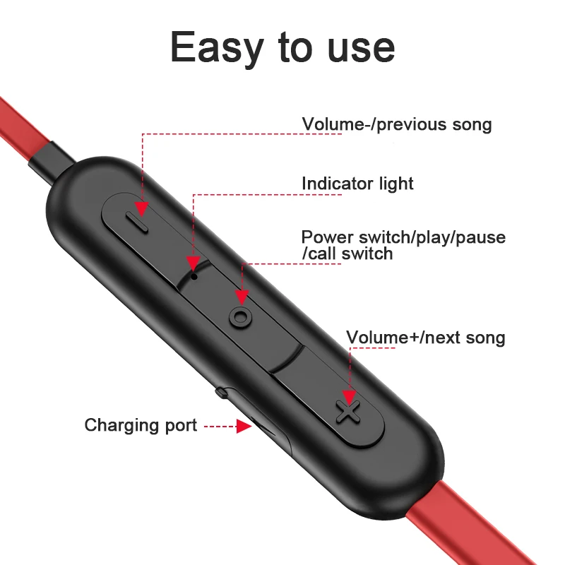 Наушники HOCO ES29 с ушным крючком наушники для бега Спортивная Проводная гарнитура