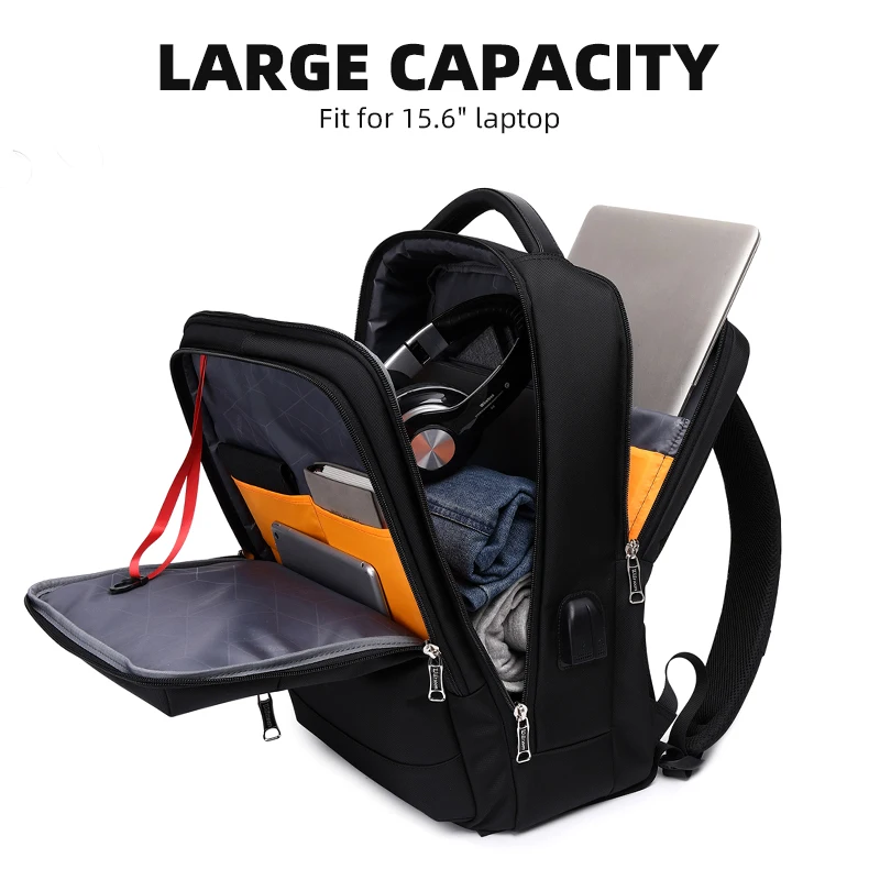 New Men Anti theft Waterproof Laptop Backpack 15.6 Inch Daily Work Business Backpack School back pack mochila for women