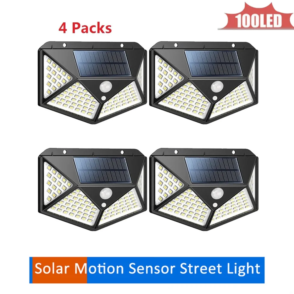 Беспроводная уличная лампа с пассивным ИК датчиком движения 100