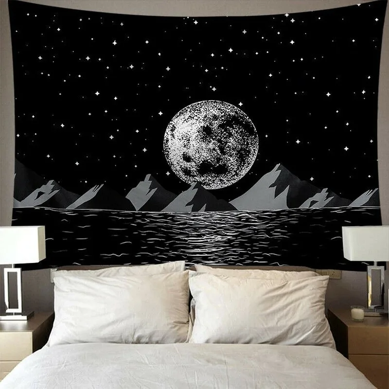 

Mandala Tapestry Wall Hanging Sun Moon Tarot Wall Tapestry Wall Carpet Psychedelic Tapiz Witchcraft Wall Cloth Tapestries