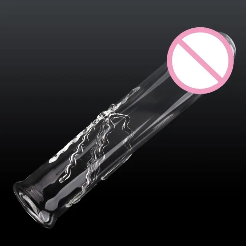 Прозрачная Анальная пробка полый стеклянный Анальный массажер P-Spot стимуляция