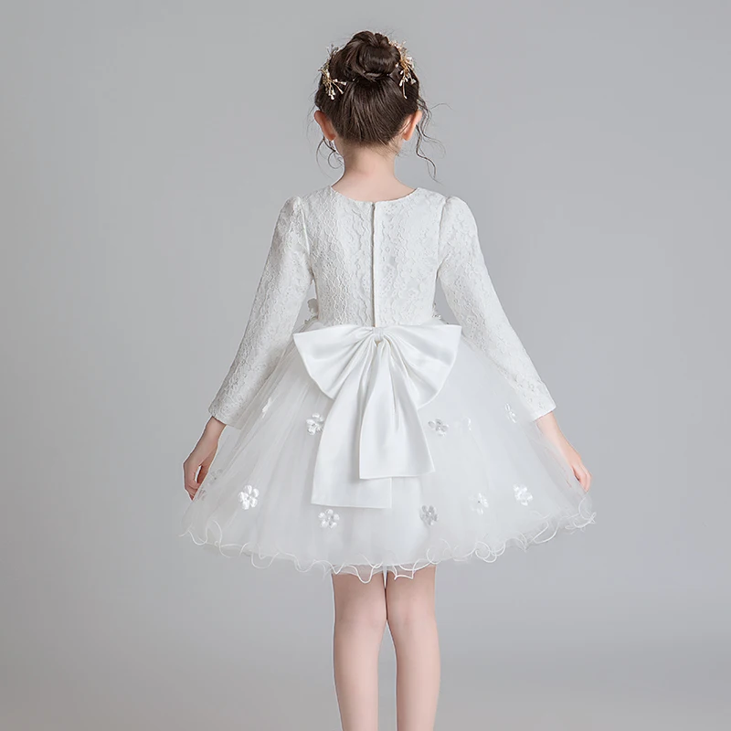 Сетчатый костюм принцессы с длинными рукавами сезон осень-зима платье-пачка