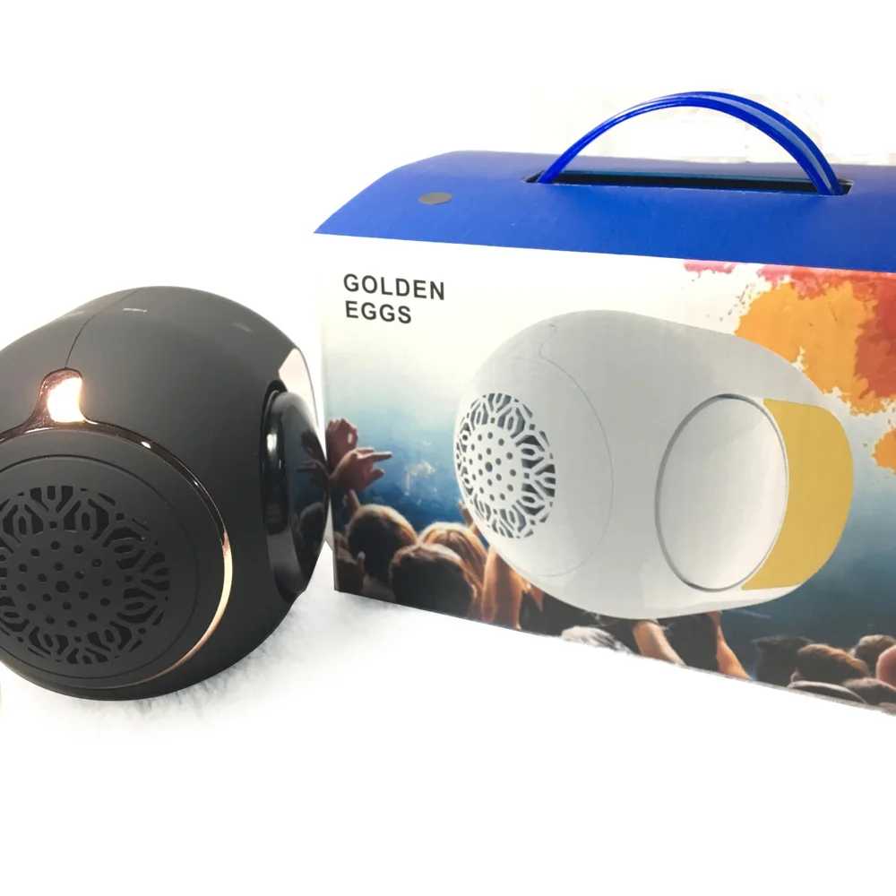 Беспроводная Bluetooth-Колонка Golden egg с сабвуфером | Электроника