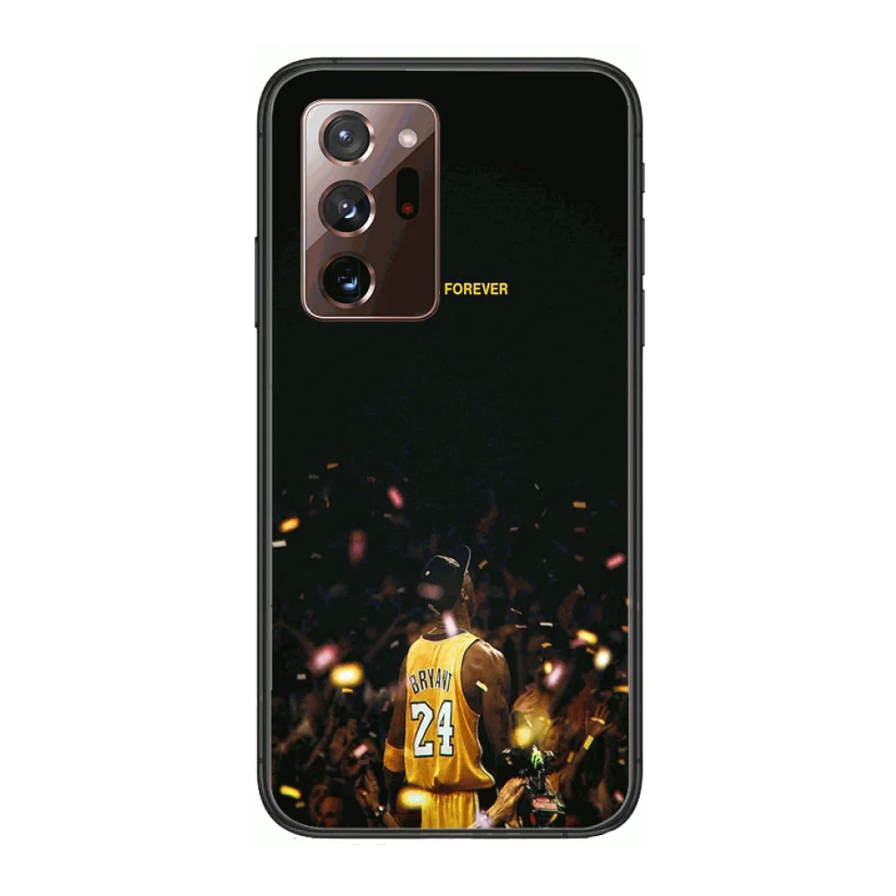 

Kobe Bryant SuperStar Phone Case cover hull For SamSung note20 10 9 8 4 pro plus black prime soft bumper Transparent