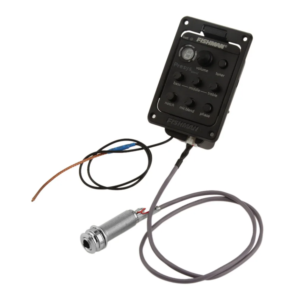 

Acoustic Guitar Preamp Piezo Pickup Tuner with Mic Guitar Parts Accessory Musical Instruments 301 4-Band EQ Equalizer