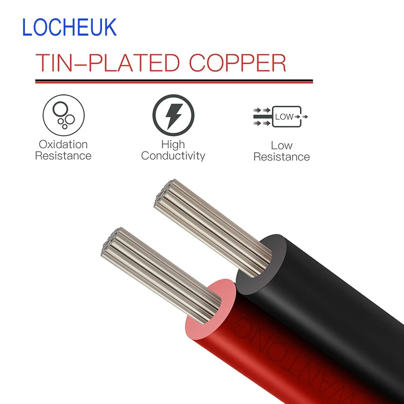 22AWG UL-1007 2pin удлинитель ПВХ изолированный Луженый Медный мягкий провод для