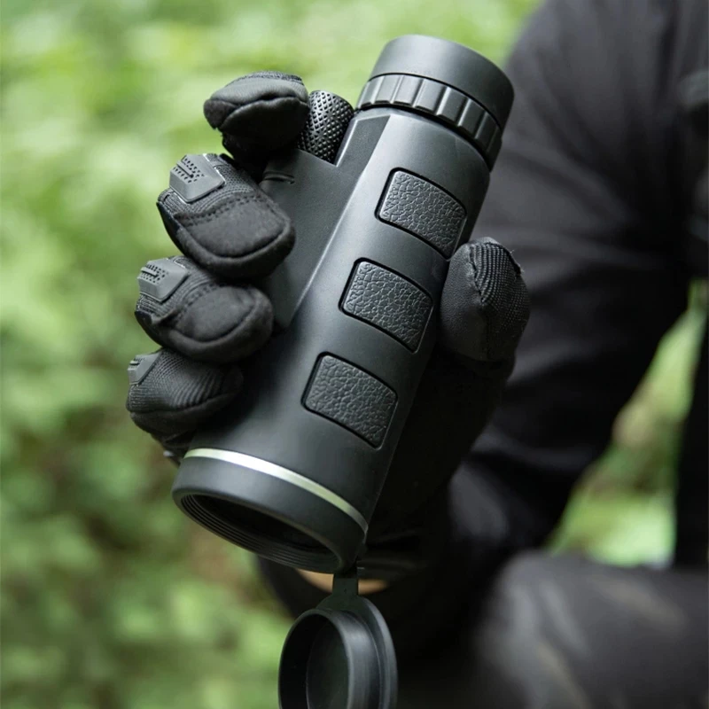 

Telescope Monocular 40X60 Zoom Monocular Binoculars Clear Weak Night Vision Pocket Telescope with Smart Phone Holder for Camping