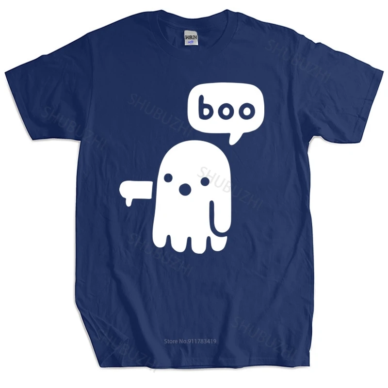 Футболка мужская хлопковая с О-образным вырезом брендовая тенниска призраком