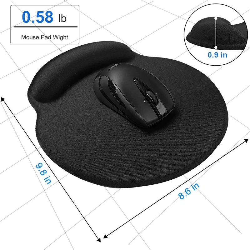 

Wrist Pad Mouse Pad Memory Foam Foam Office Game Computer Mouse Pad