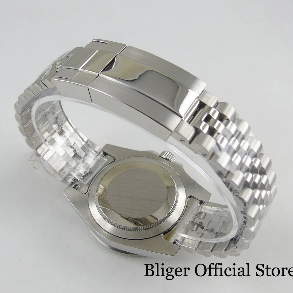 

Ремешок для часов BLIGER, 20 мм, высококачественный браслет из нержавеющей стали с застежкой, подходит для часов 40 мм