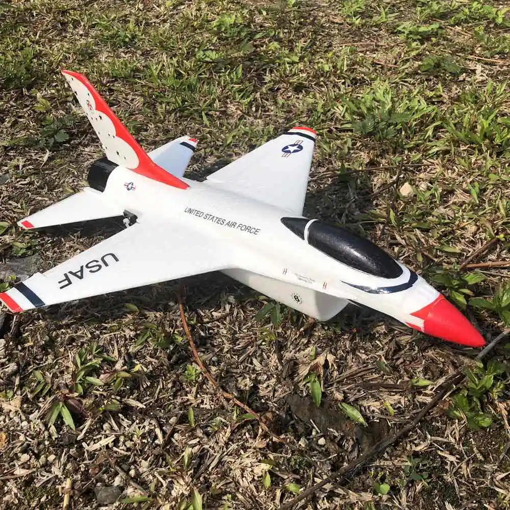 35 мм Micro RC Jet F16 белый разобранный комплект | Игрушки и хобби