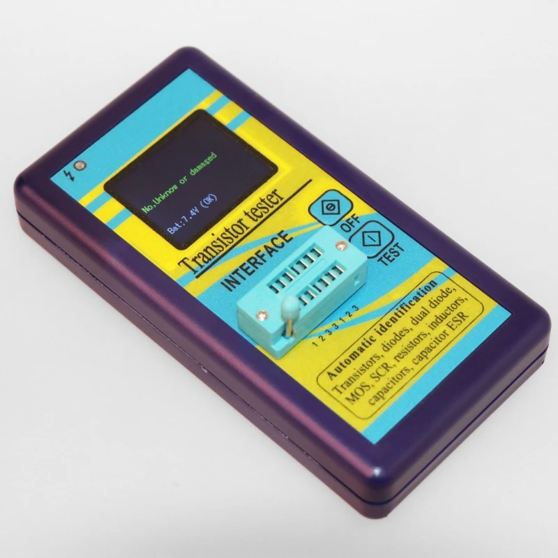M328 многоцелевой транзисторный тестер диодный резистор ESR емкость LCR метр 0 5 Ом-50