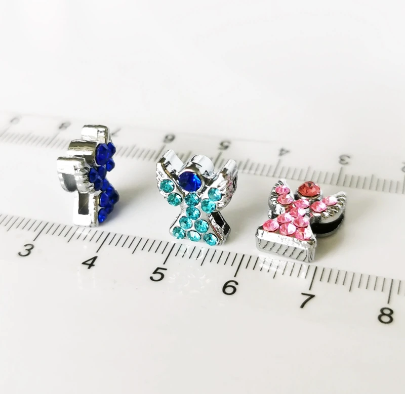 10 шт 8 мм стразы талисманы бусины &quotСчастливый Ангел&quot &quotсделай сам&quot