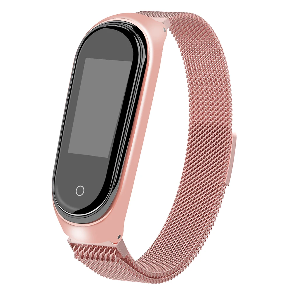 BOX W mi lanese mesh loop Высокое качество модные магнитные часы из нержавеющей стали