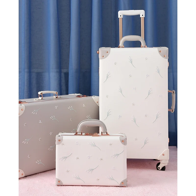 Дорожный Чехол из искусственной кожи с алюминиевой рамой в стиле ретро комплект