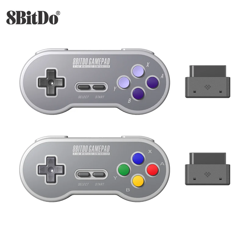 8 битдо SN30 2 4G беспроводной контроллер геймпад с ключ для оригинального SNES/S FC (SN