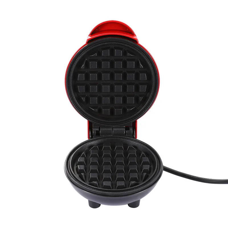 Мини Электрический Вафли чайник пузырь яйцо торт печь для завтрака вафельница