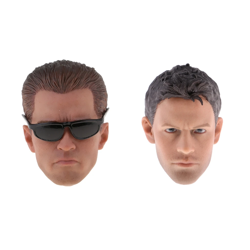 

1/6 Male Head Sculpt Carved Expression for , 12 inch Figure Model A04