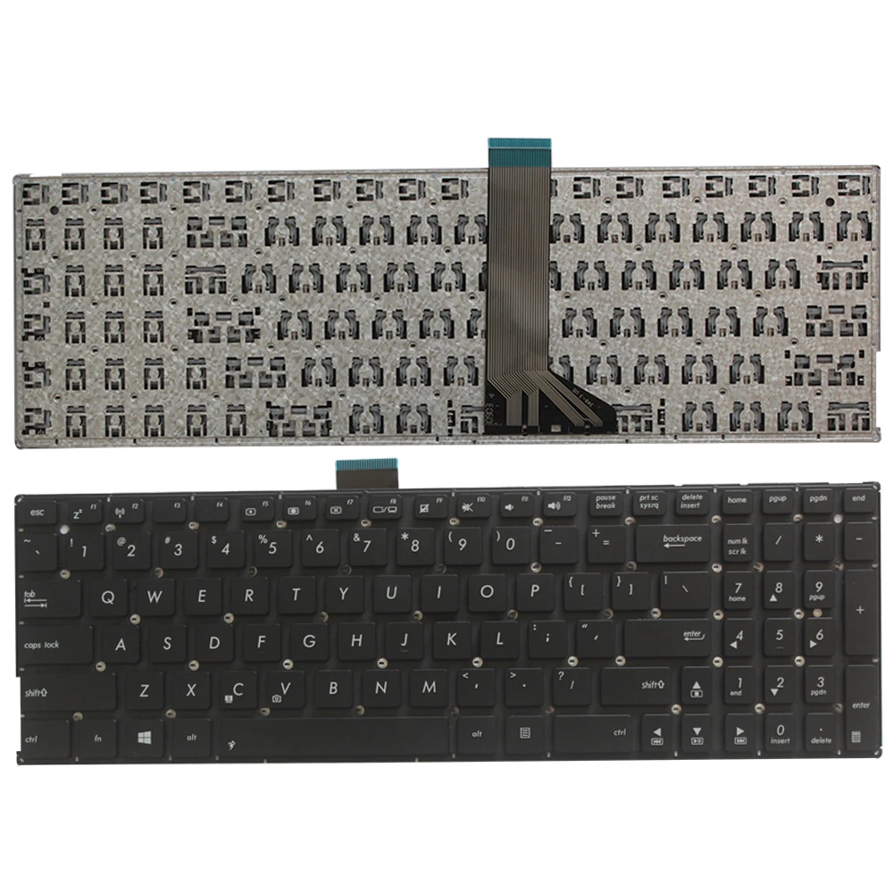 

Клавиатура US для ноутбука ASUS M509 VM590Z VM590ZA VM590ZE W509LP W509LD W509LI W509LN, английская, черная, Новинка