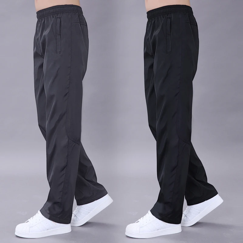 

Men's joggers Casual Exercise Pants Quickly Dry Sportswear Elastic Waist Loose Pants Outside For Men Trousers Tracksuits