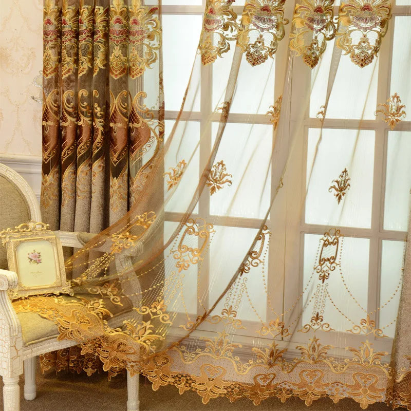 Высококачественная двухсторонняя шенилловая бархатная штора Golde s для гостиной