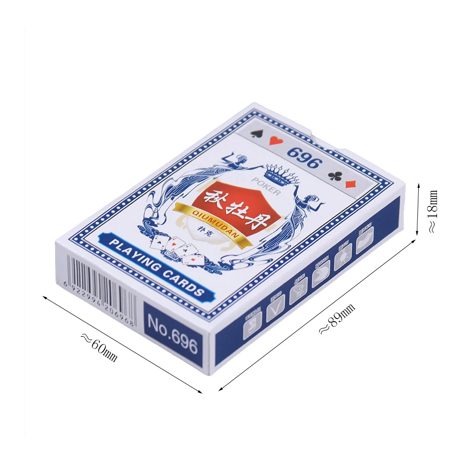 54 карты/1 набор настольная игра в покер с классическим узором игральные карты