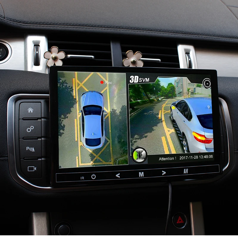 

New 360 3D Car Surround View System Auto Bird View Panorama DVR System 4 Camera HD 1080P Car DVR Recorder 3D Parking Assistance
