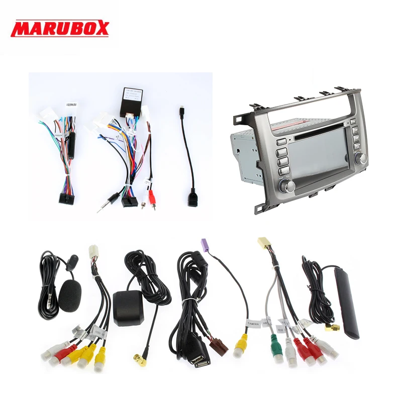 Marubox 7A112PX5 DSP 64ГБ Штатная магнитола для Toyota Land Cruiser Головное устройство 2002 2007